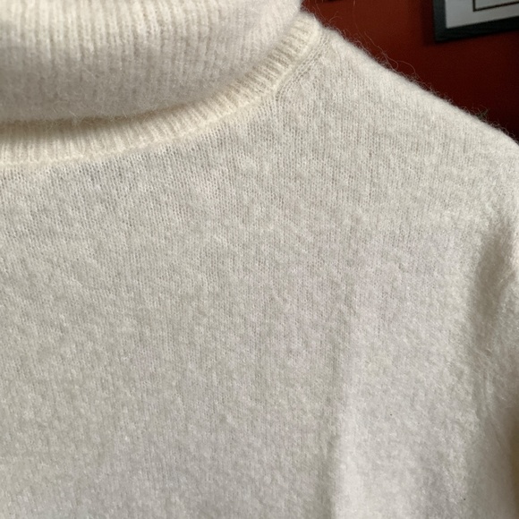 & Other Stories alpaca wool blend ribbed turtleneck sweater Small - Picture 5 of 13